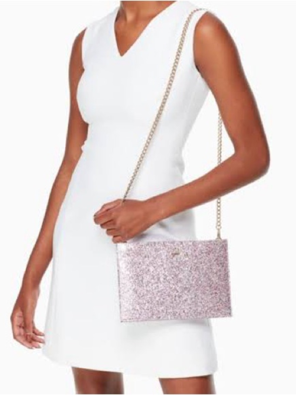 Kate Spade Glitterbug Sima Crossbody Convertible Clutch Bag - Wedding Belles - Picture 12 of 13